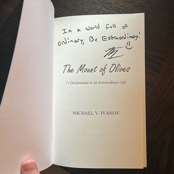 Author signed book-The Mount of Olives: 11 Declarations to an Extraordinary Life - Picture 2 of 6